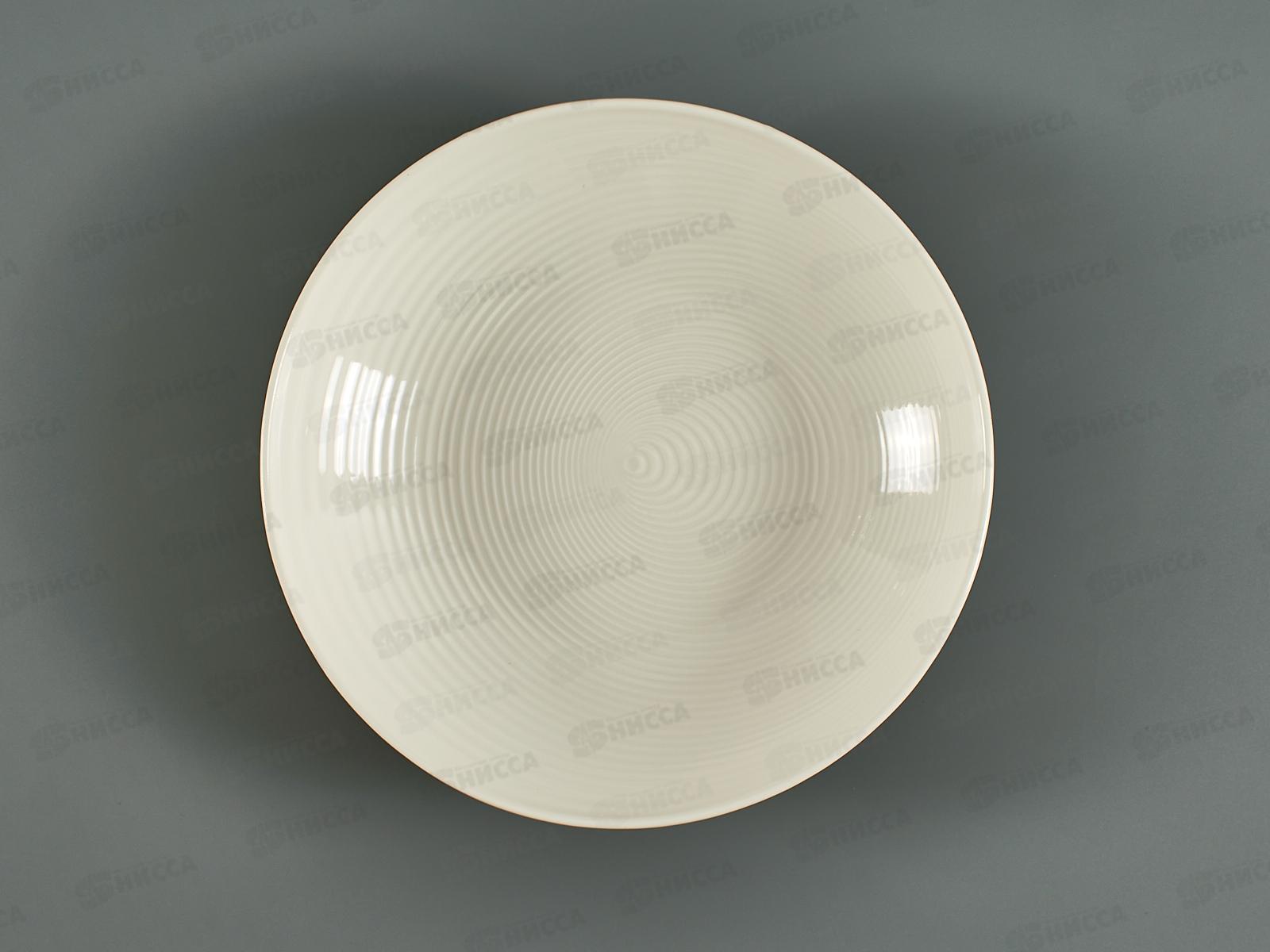 Тарелка суповая 22,8см белая 70209-1 *32