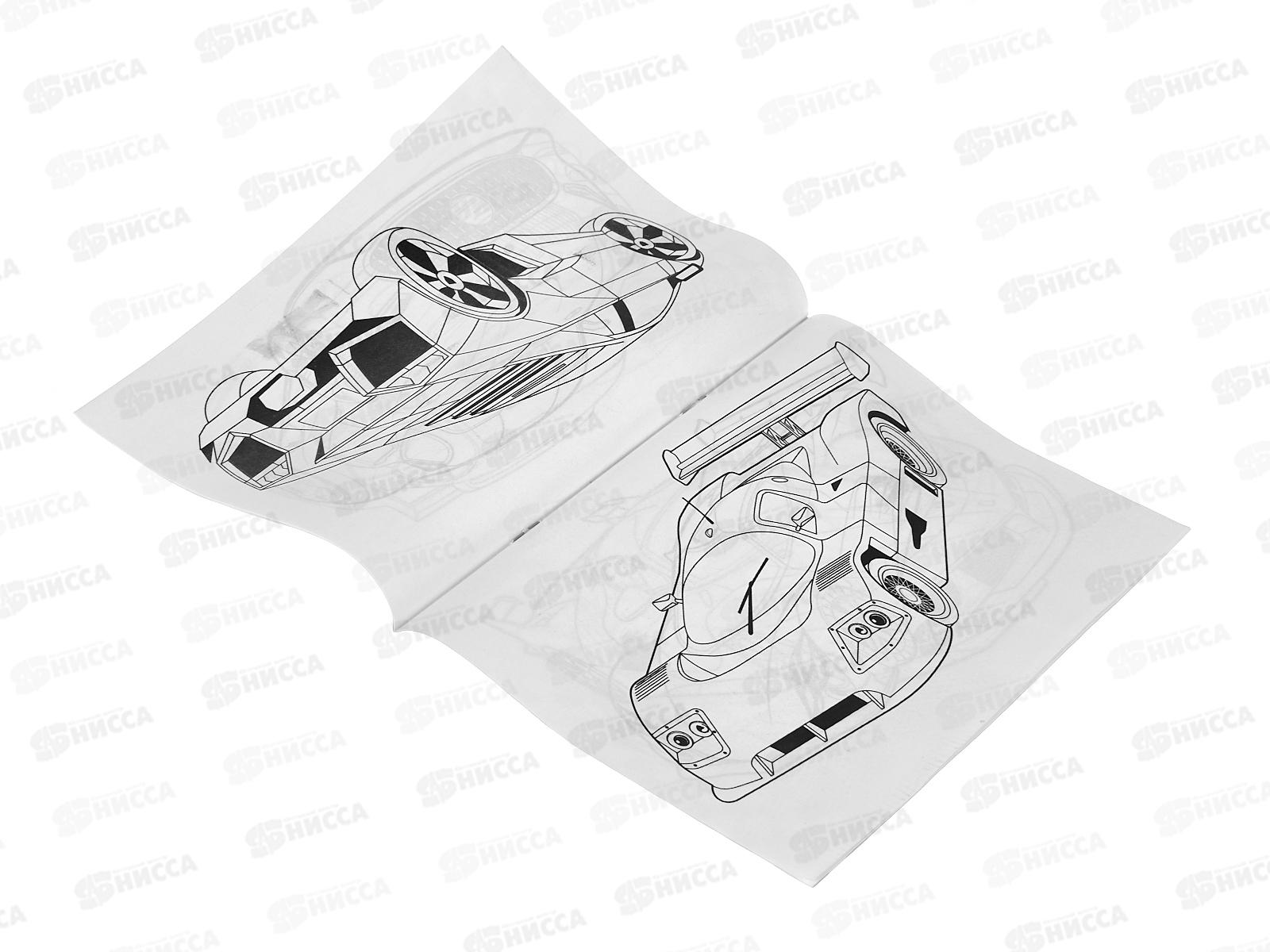 Раскраска  Alingar А4 6л Гонки  AL8681 *100