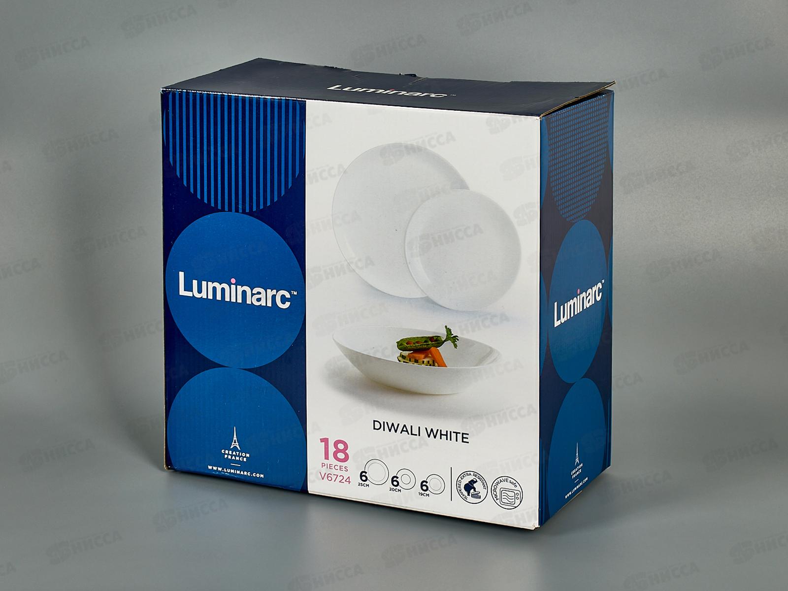 Набор столовый Diwali White 18пр V6724