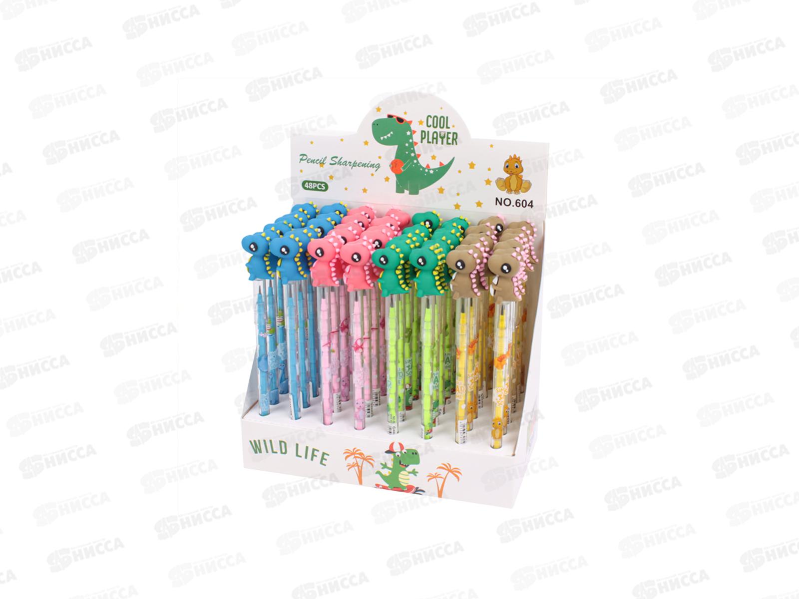 Карандаш секц. Дино SR-14772*1/48