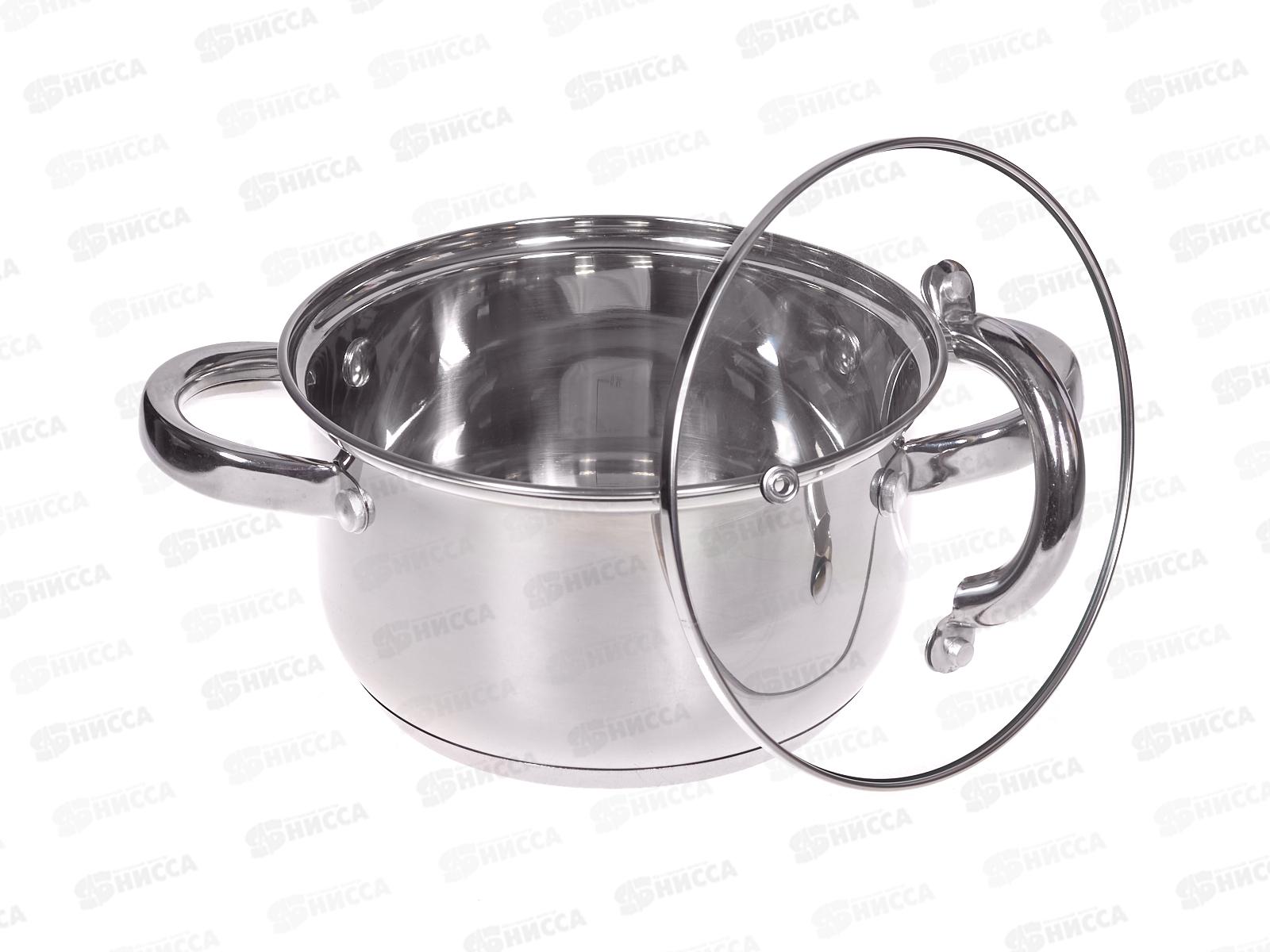 Кастрюля SA-P4016 Ideal 1,8л 16*9,5см нержавейка