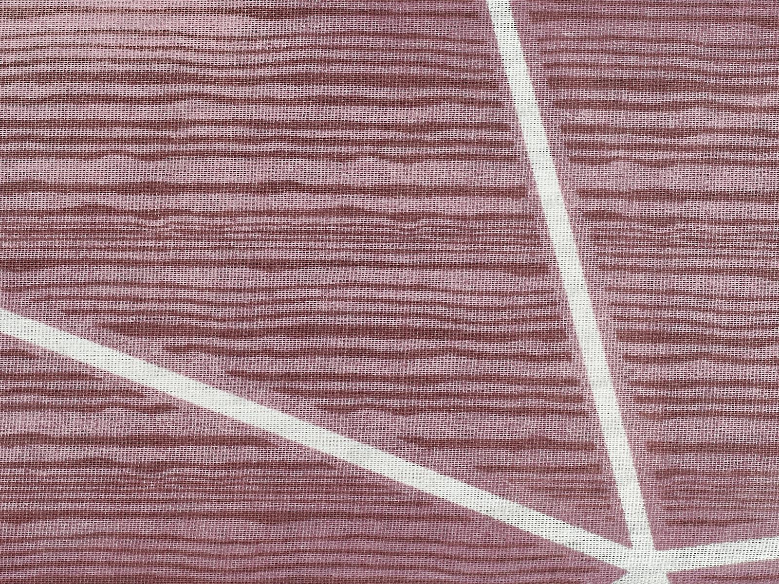 Простыня НН поплин на резинке 140*200*20 Грань розовый 7352-1