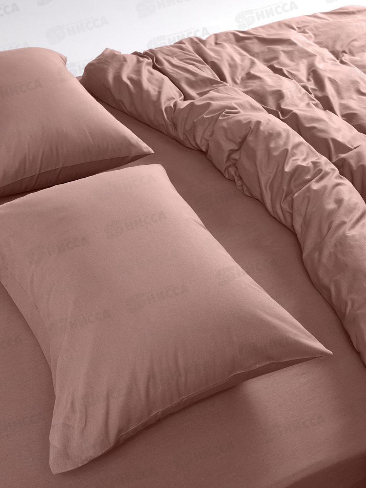 Комплект постельного белья 2,0сп евро простыня U.F. Перкаль Mousse 720 70*70 2шт