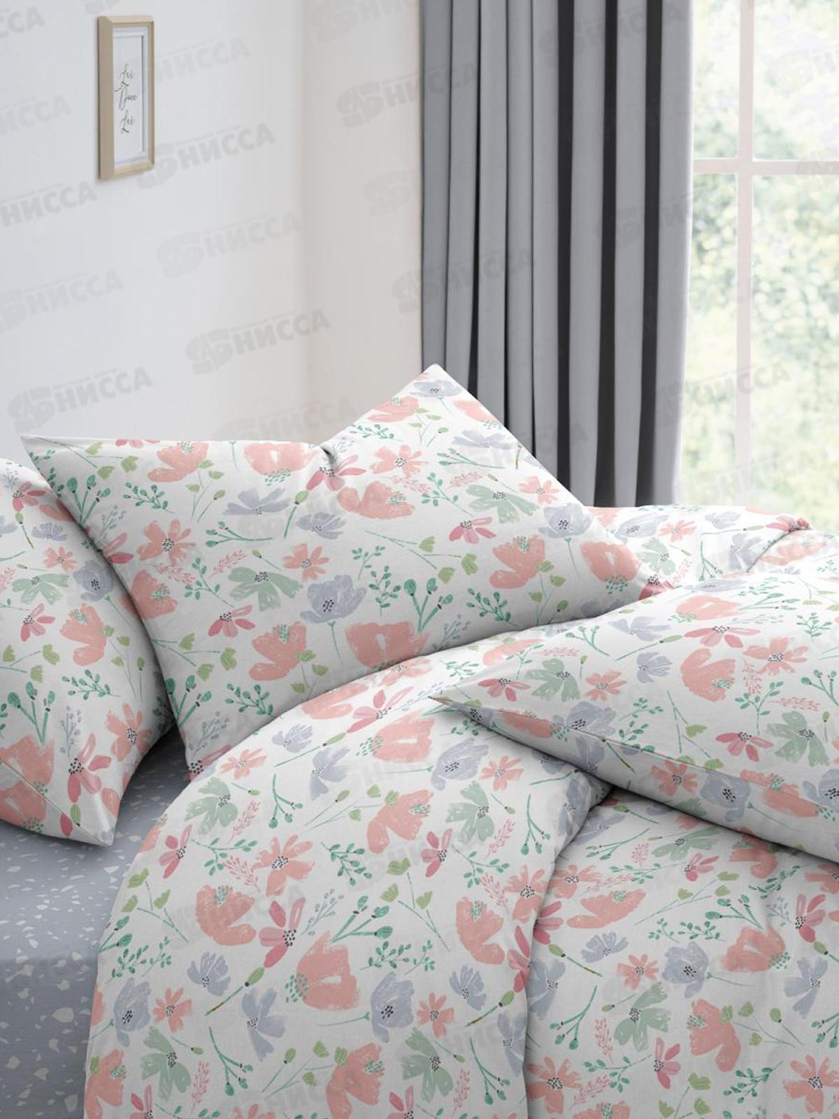 Комплект постельного белья 1,5 спальный Бязь 120гр НН Амит 70*70 2шт