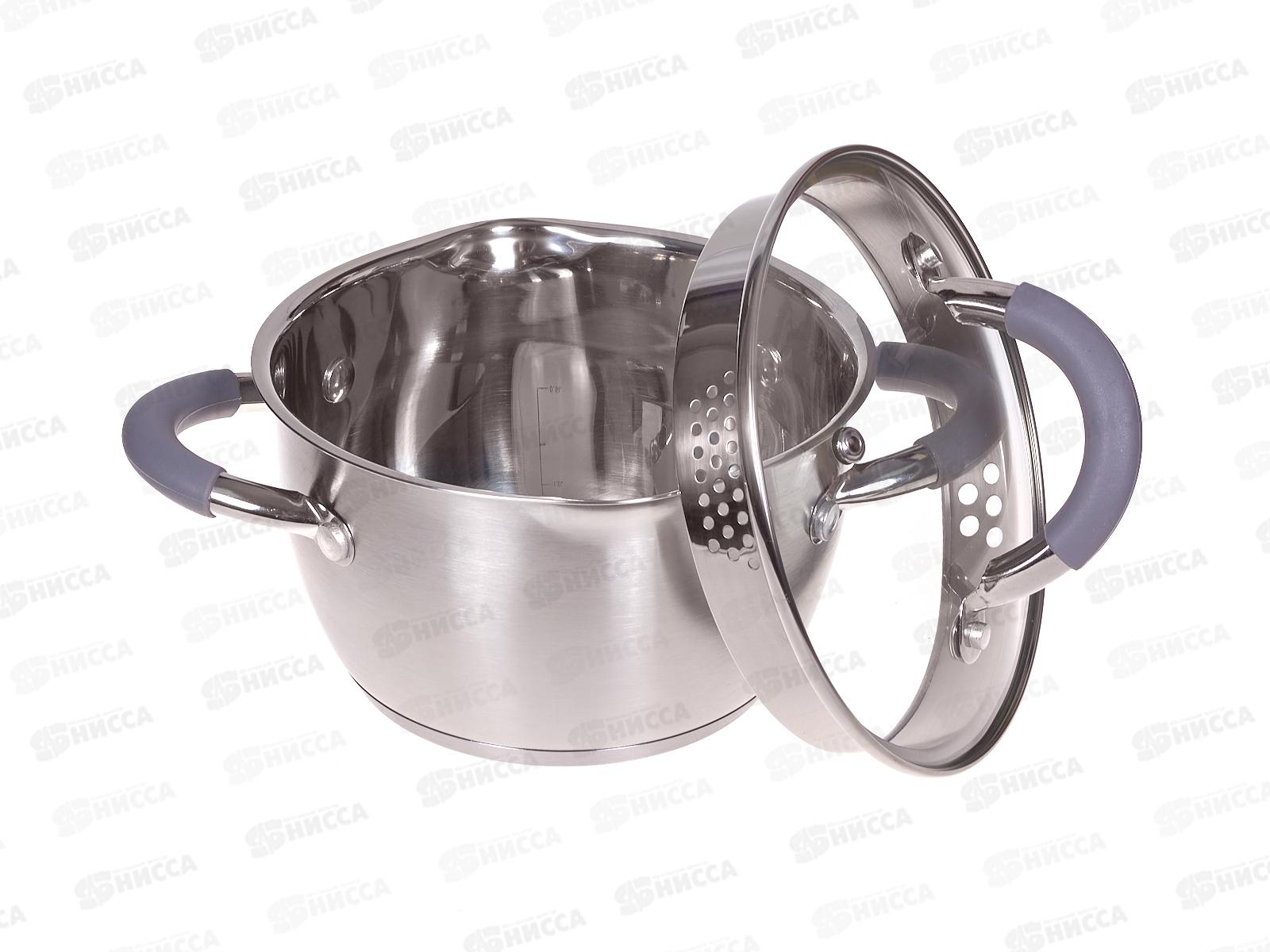 Кастрюля SA-P3016 Elite 1,8л 16*9,5см нержавейка