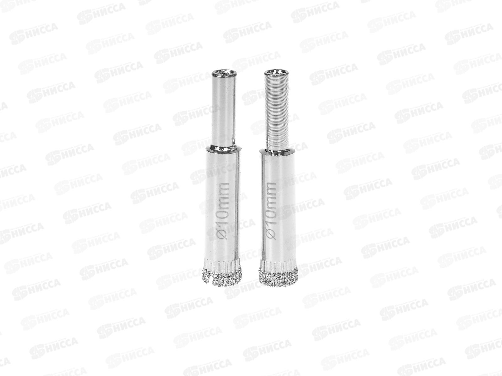 Коронка по стеклу 10мм 2предмета 333-10