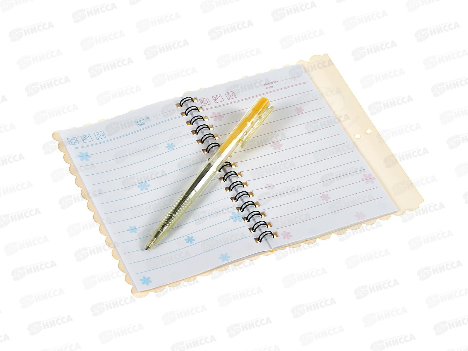 Блокнот с ручкой А6 30л. Смайлики уп12/720шт Р21548-8