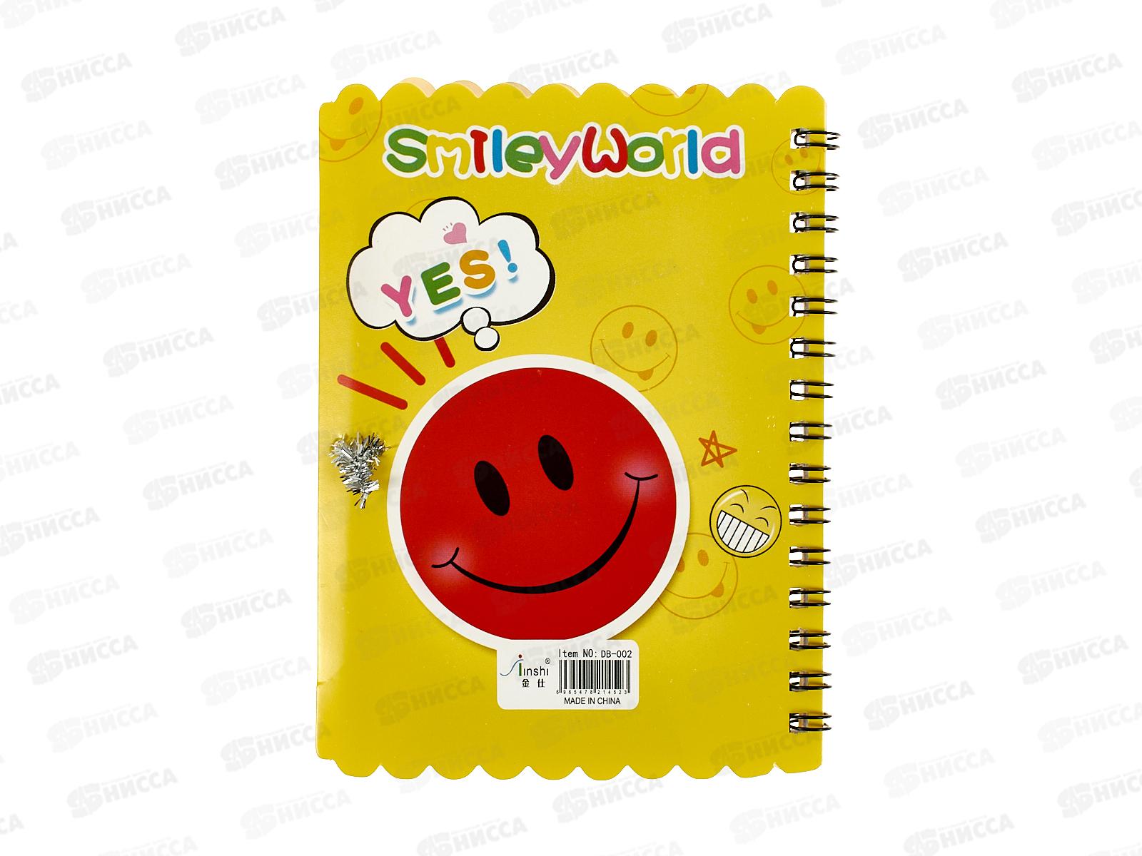 Блокнот с ручкой А6 30л. Смайлики уп12/720шт Р21548-8