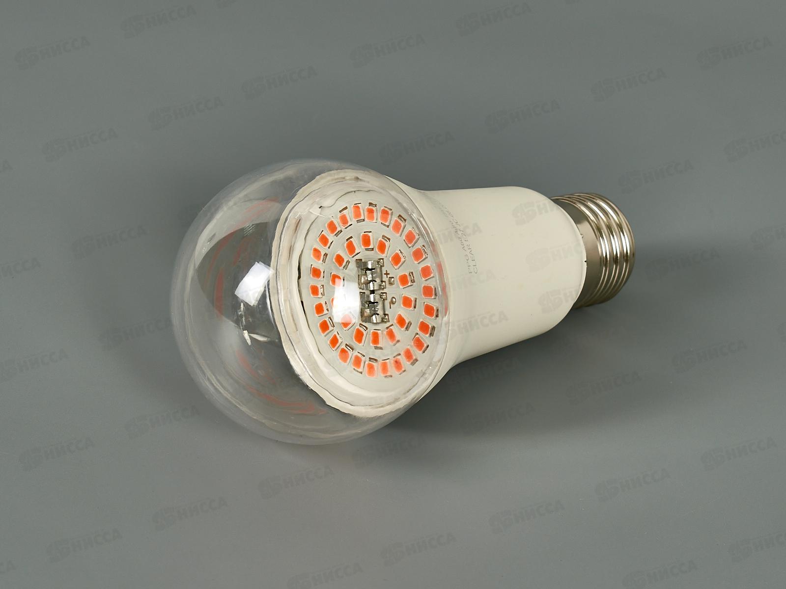 Лампа светодиод. д/растений JAZZway PPG A60 Agro 15Вт Clear E27 IP20