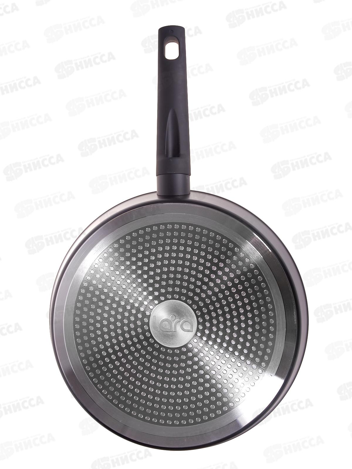 Сковорода LARA Лофт LR01-66-28 28*5,7см индукция, ручка