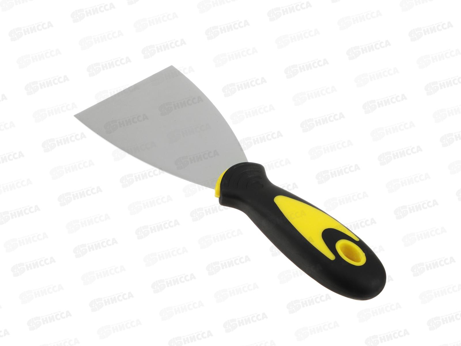 Шпатель металл. ЕРМАК  75мм с двухкомпонентной рукояткой 120мм, 683-162 г