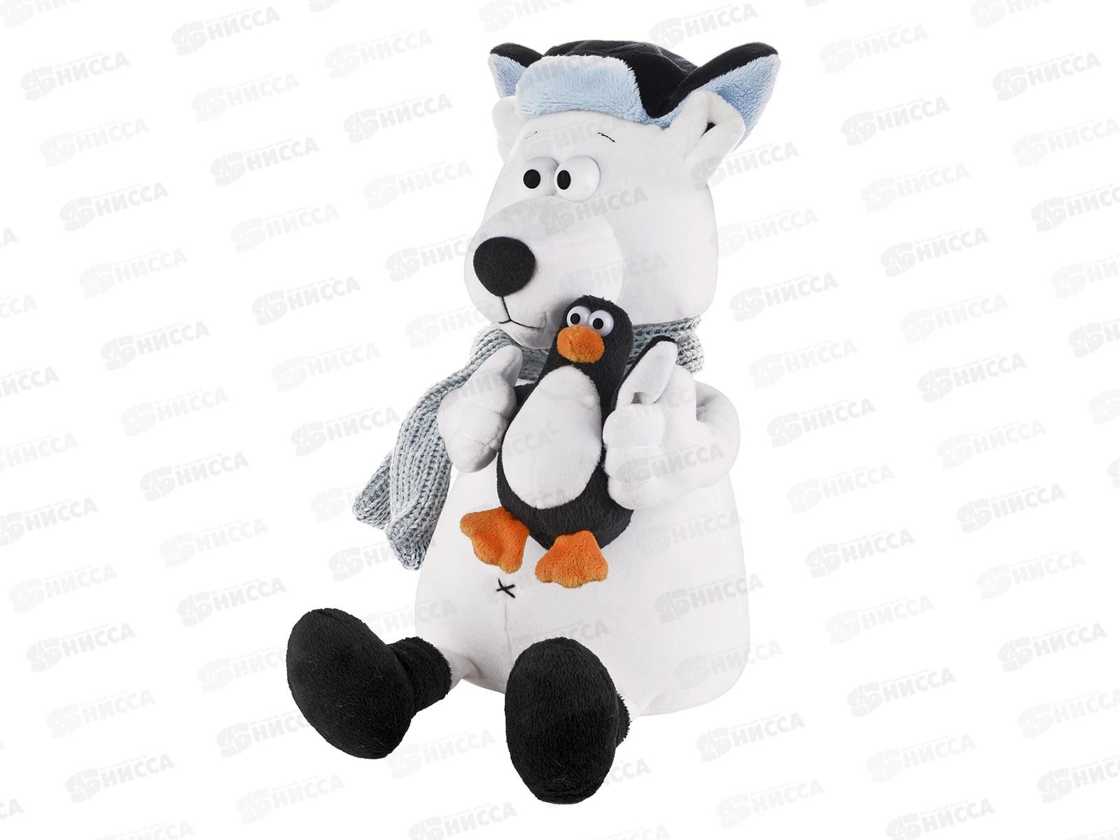 Полярный медведь и пингвин, 26см MT-MRT-D04202313-26 в коробке