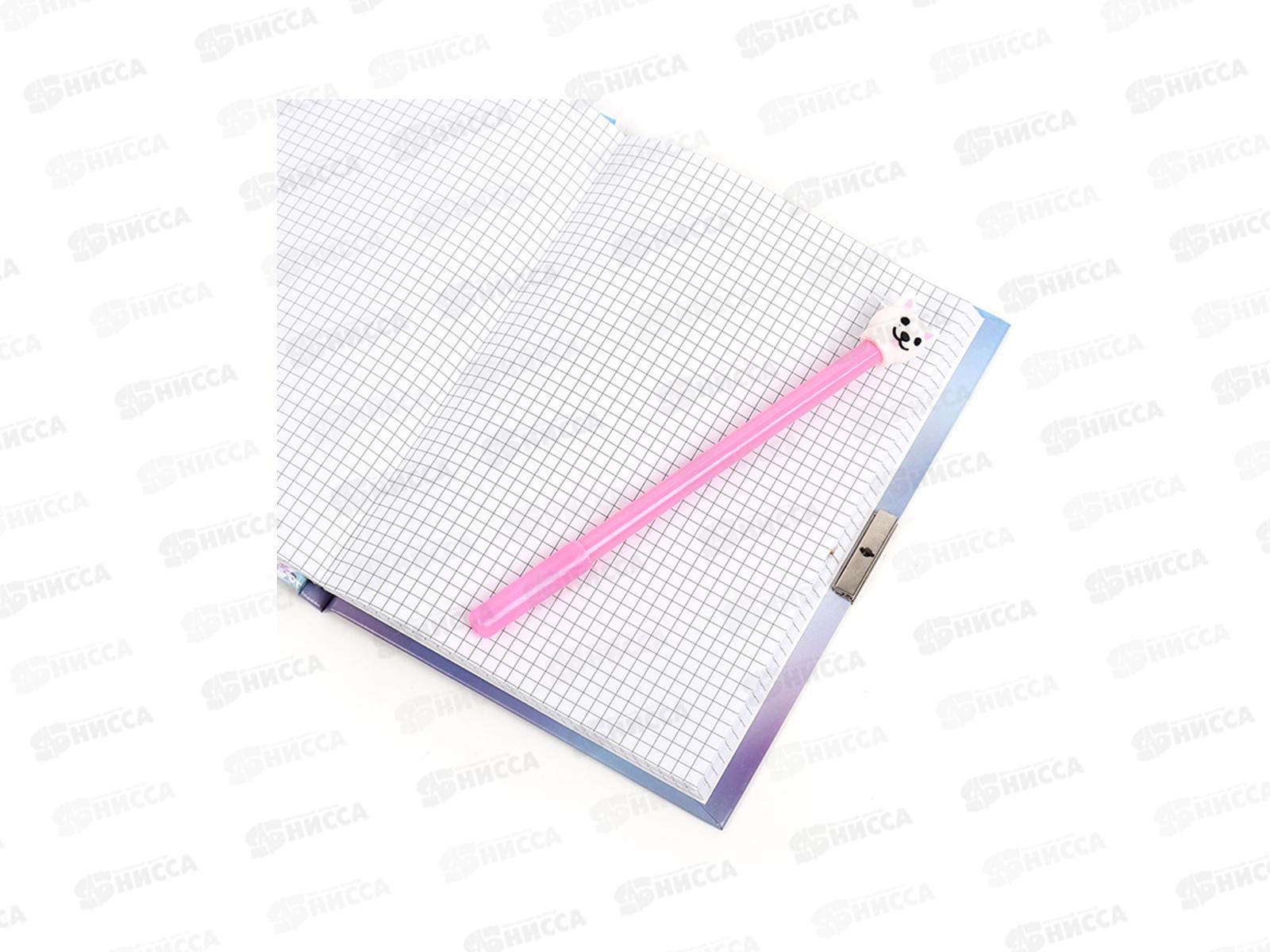 Блокнот  Darvish 50л. &quotМилая собачка&quot с замком,с ручкой, DV-15942-1