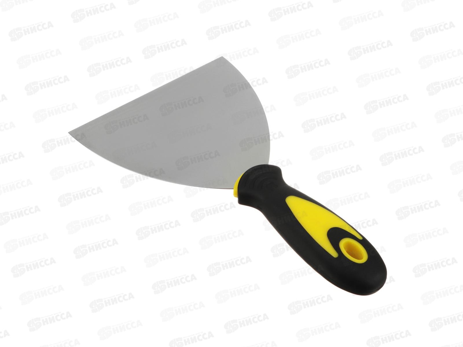 Шпатель металл. ЕРМАК 125мм с двухкомпонентной рукояткой 683-164 г