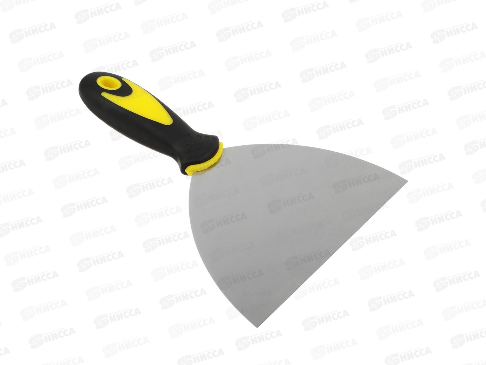 Шпатель металл. ЕРМАК 150мм с двухкомпонентной рукояткой 683-165 г