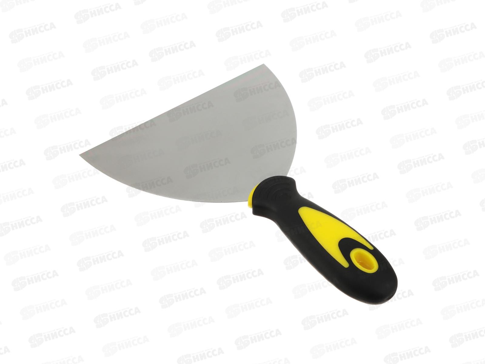 Шпатель металл. ЕРМАК 150мм с двухкомпонентной рукояткой 683-165 г