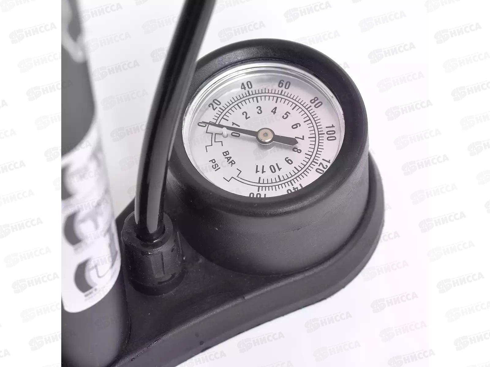 Насос ручной стационарный с манометром Т-ручка 32х320мм RUSH, 431332