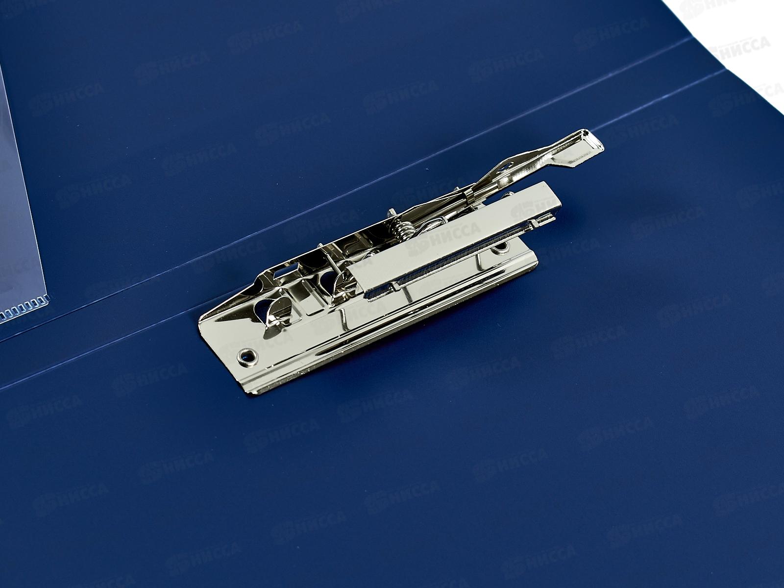 Папка с зажим. Kanzfile А4 0.7м синий 07Z-K/KL*6