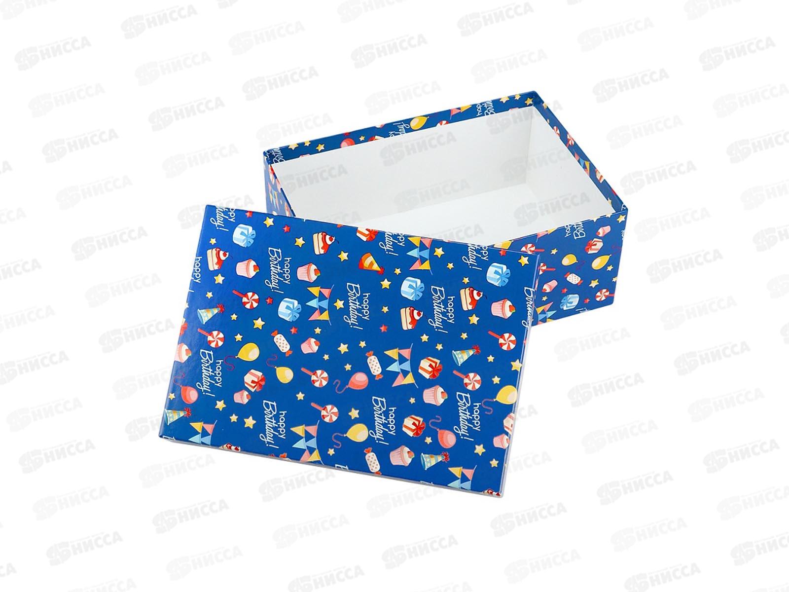 Коробка набор 3в1 С ДР (23*16*9,5-19*12*6,5см) КОР-2878