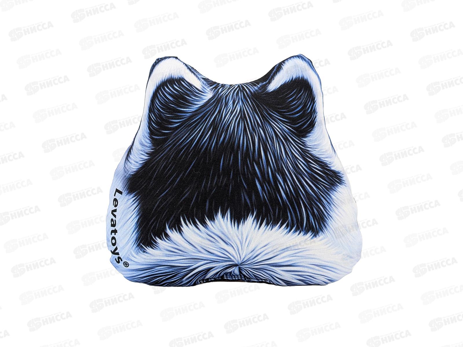 Подушка декоративная мордочка Собачка 30см МТГ01103 Levatoys в пак.