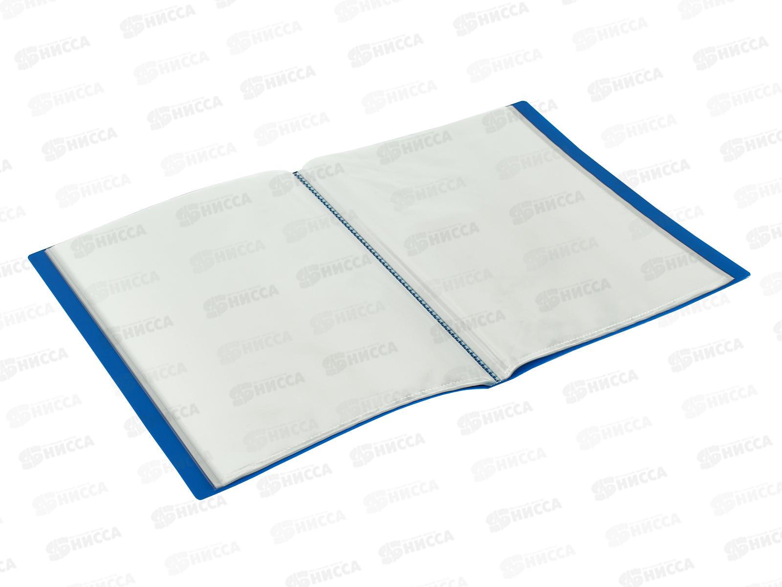 Папка с мульт. 60стр СТАММ Стандарт. А4 синяя. ММ-30628  *10/130