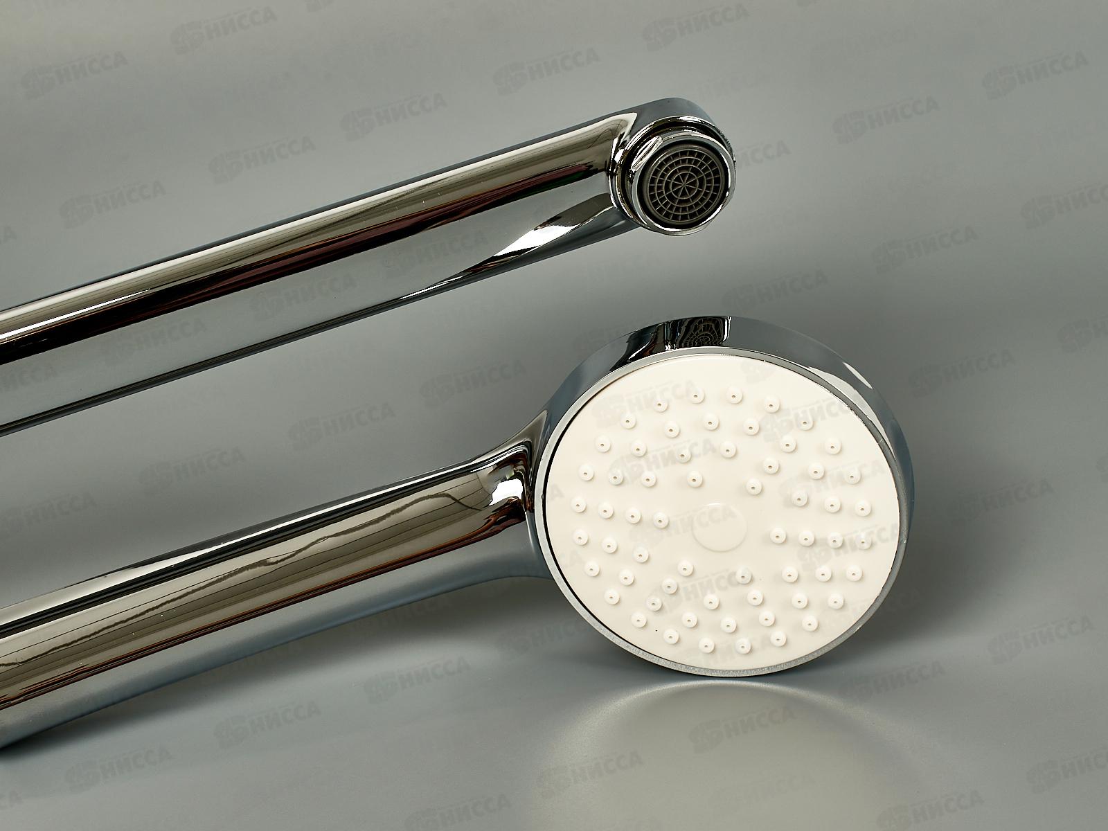 Смеситель д/ванны длин.излив перекл.в корпусе, хром, EM2203  *10