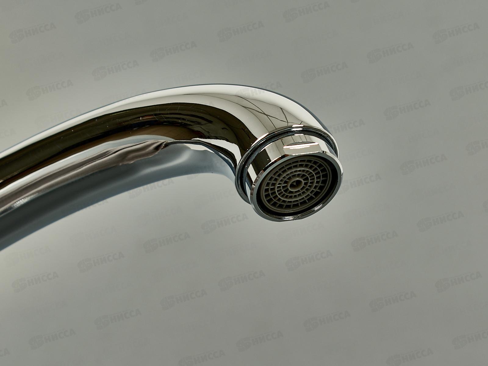 Смеситель д/кухни с гайкой, хром, EM4107-2  *10