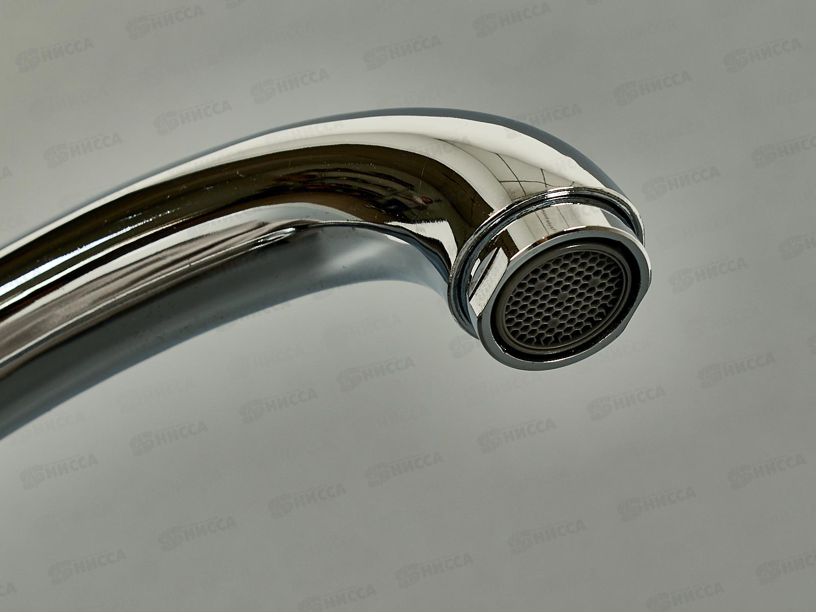 Смеситель д/кухни с гайкой, хром, EM4113  *10