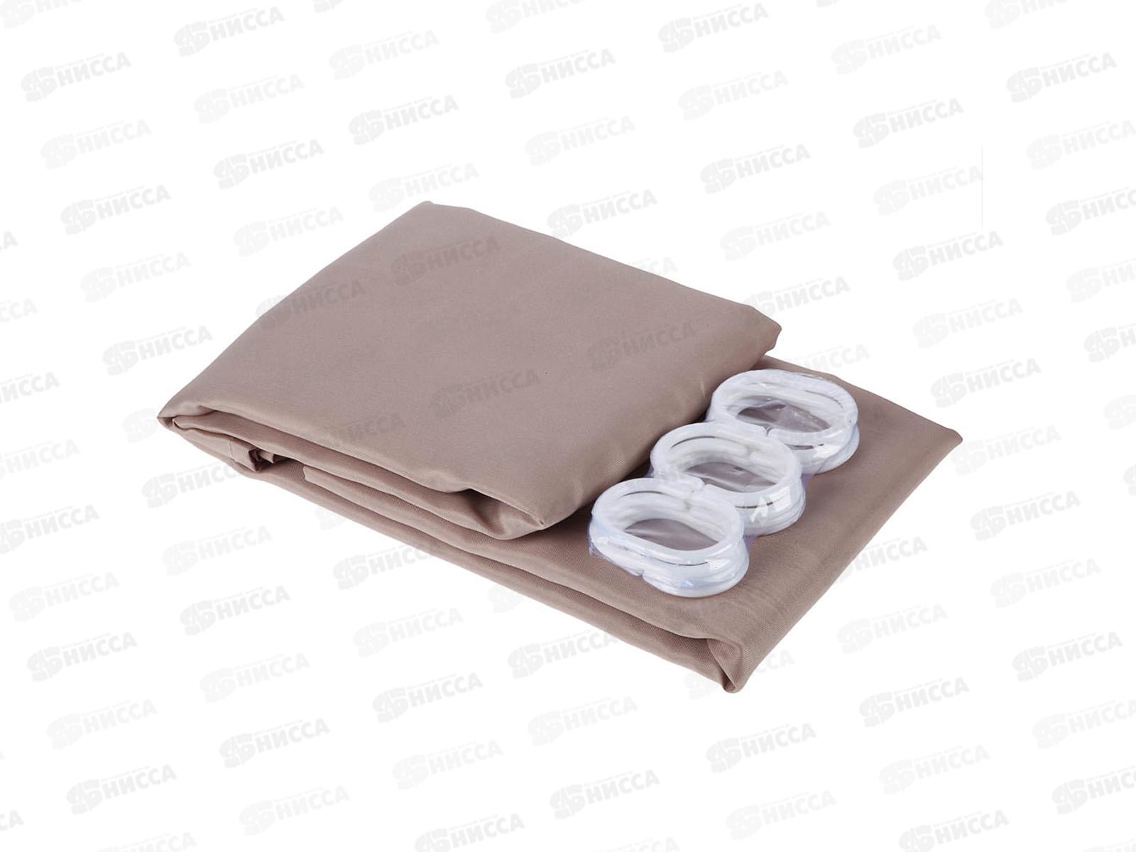 Штора д/ванной 461621 VETTA &quotФора&quot 180см, с утяжелителем, 2 цвета  г