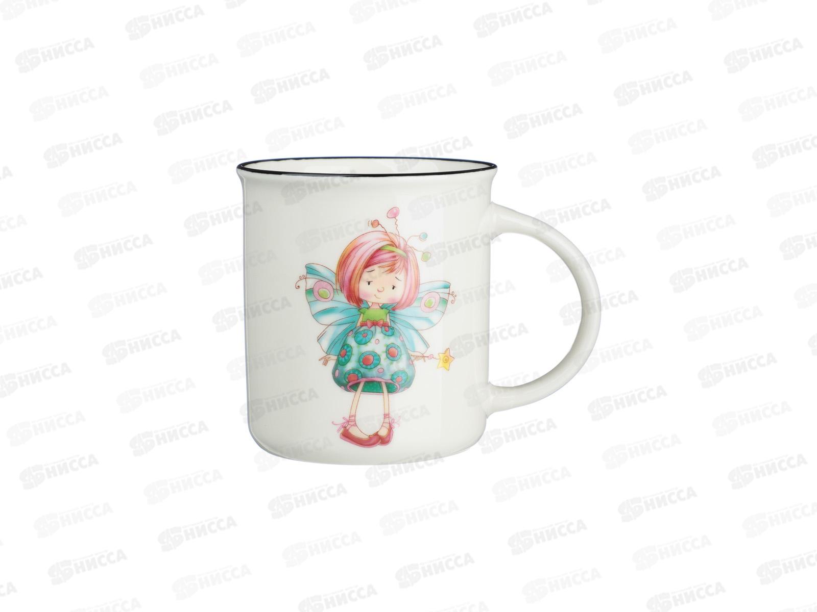 Кружка 310мл Принцессы, фарфор, 4 цвета, MILLIMI, 806-348   г