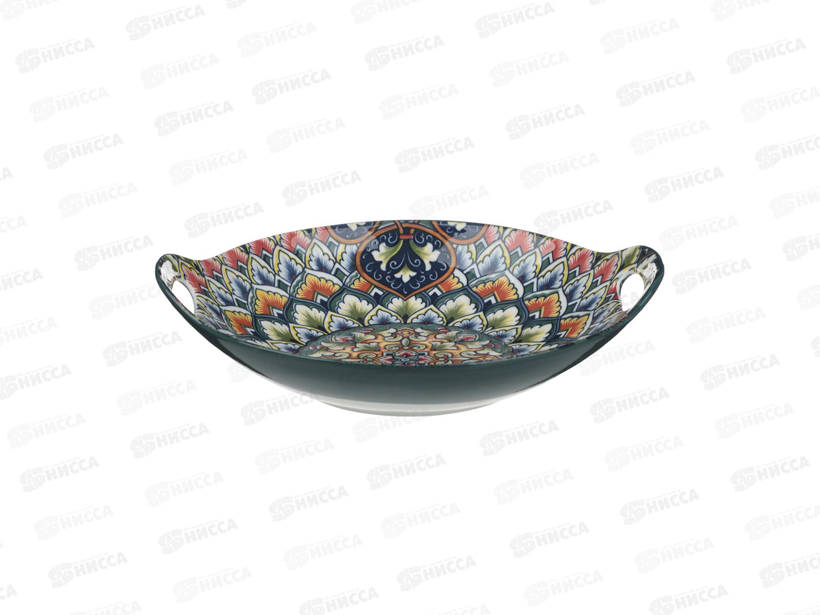 Блюдо с ручками Ориентал, 22х20х5см, керамика, MILLIMI, 824-316  г