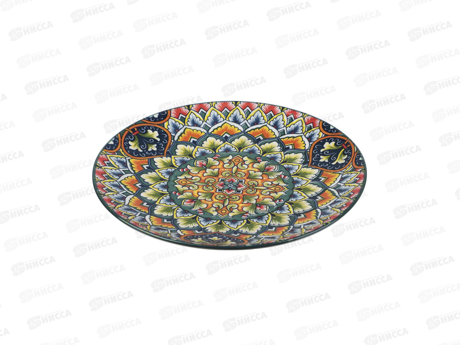 Тарелка Ориентал, 21,5х21,5х2см керамика, MILLIMI 824-317  г