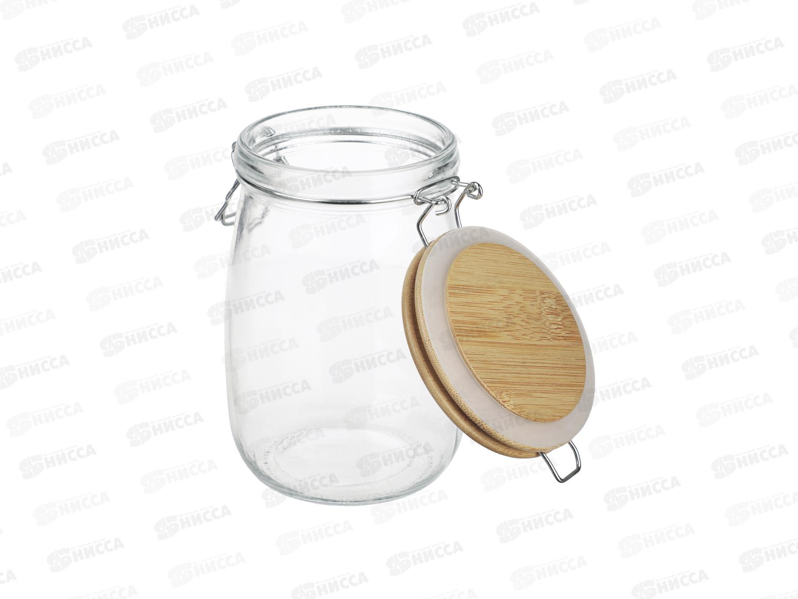 Банка для сыпучих продуктов 1000мл Vetta 11х17см стекло,  828-363  г