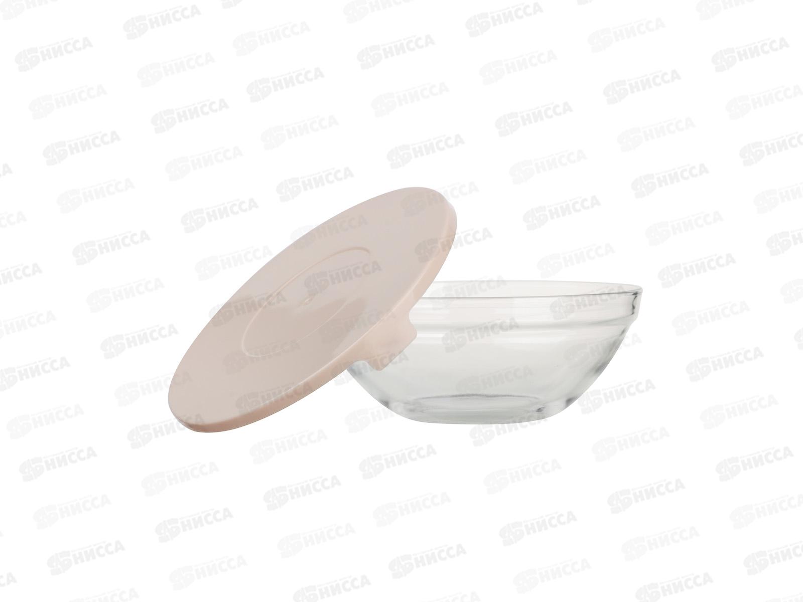 Набор салатников с крышкой 5шт (900/500/350/200/130мл) стекло, бежевый MILLIMI 878-606 г