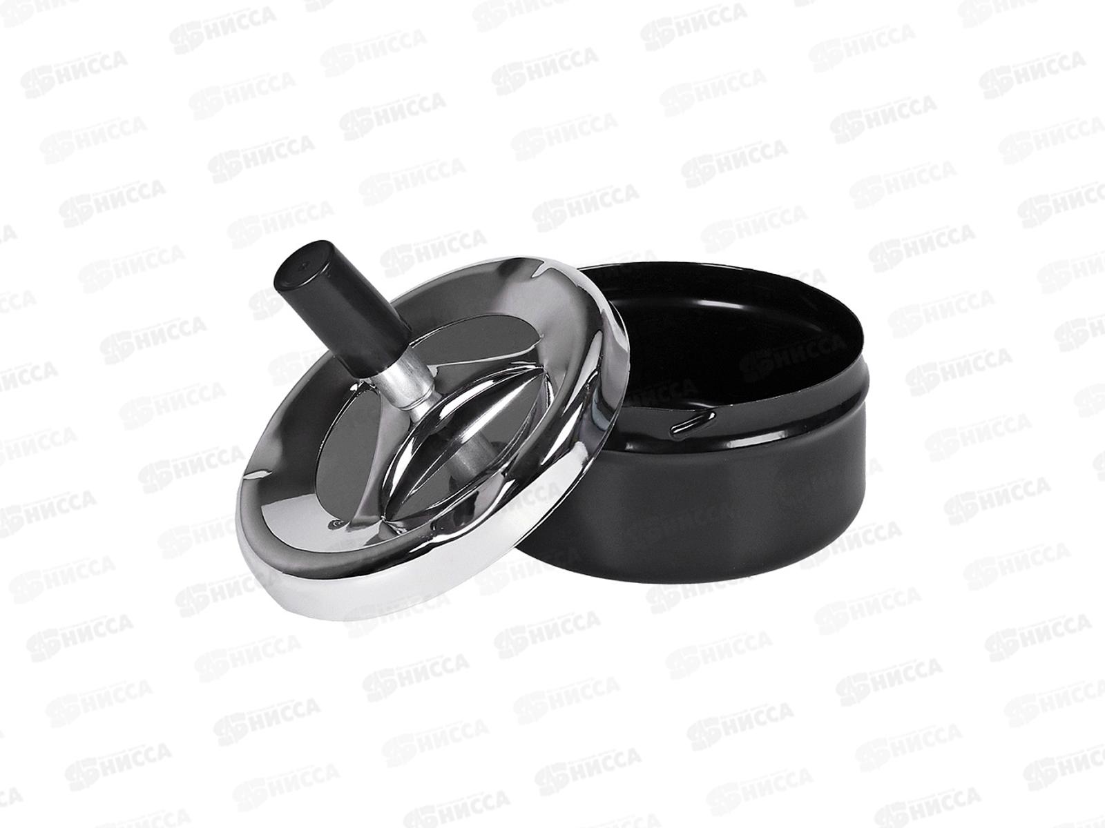 Пепельница бездымная &quotСтиль&quot черная ПЛ-1068