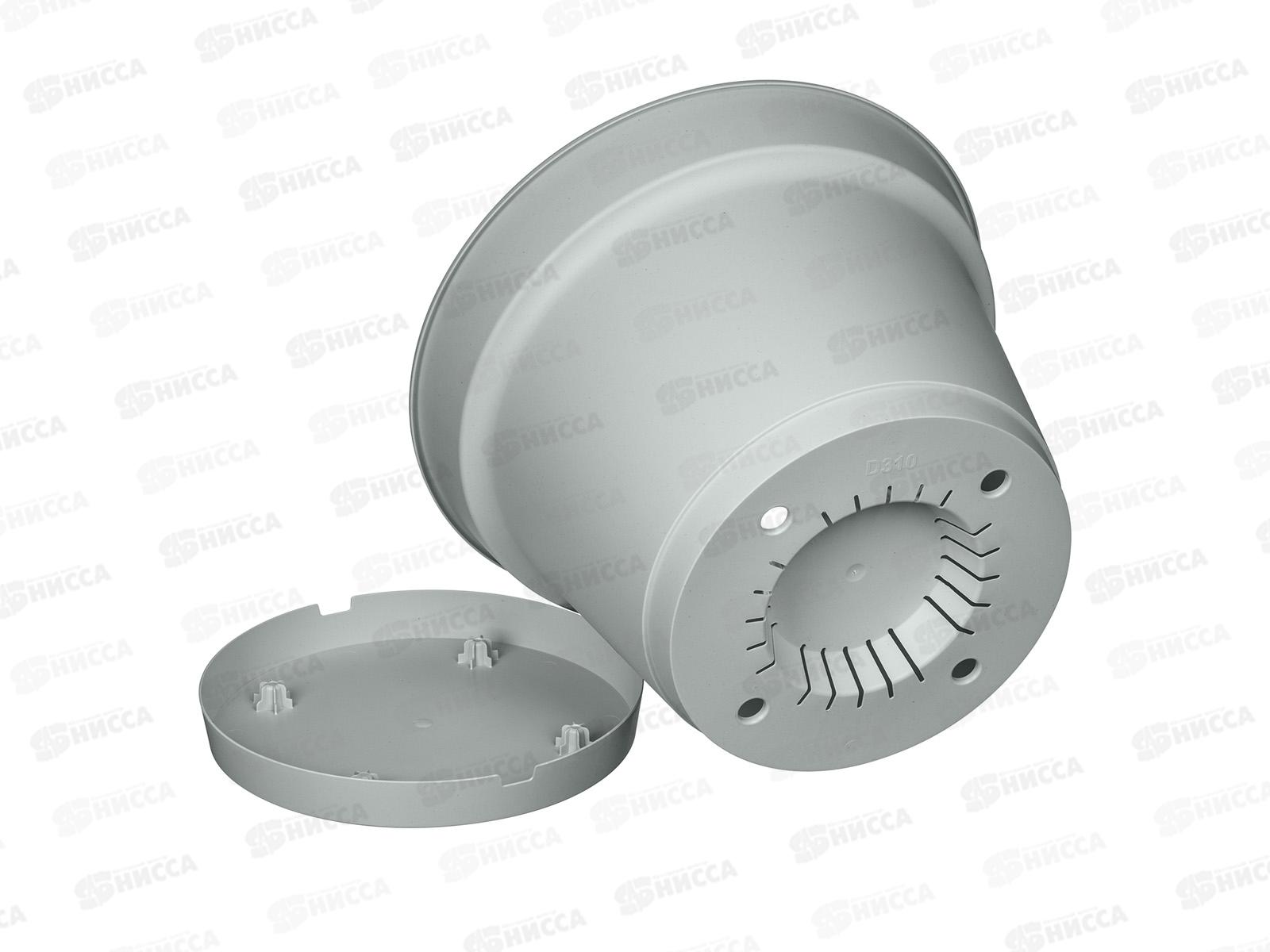 Горшок д/цв. &quotMint&quot D310мм 10,7л с/п Серый 221612235/03  *14