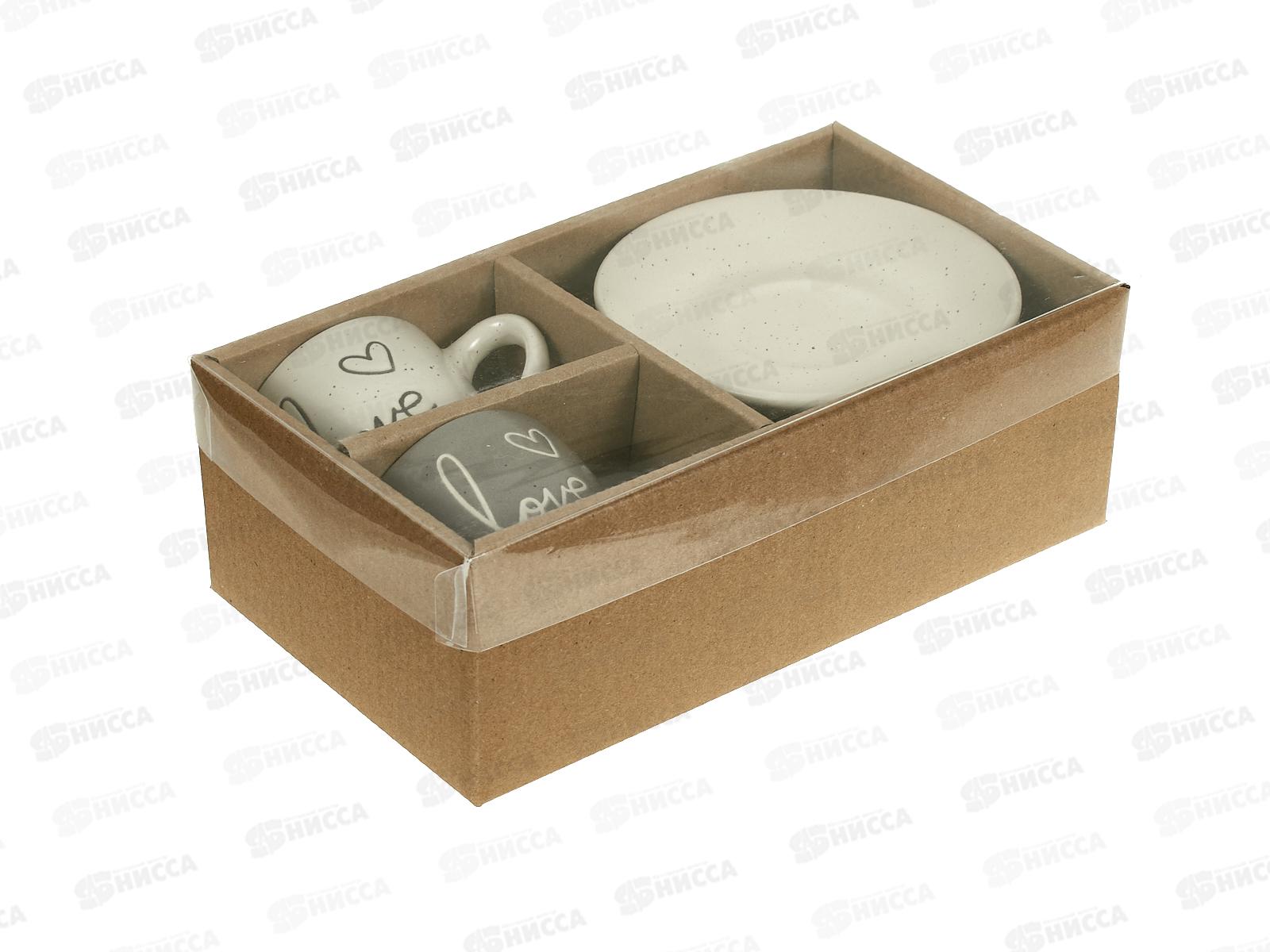 Набор кофейный 4пр (2чашки+2блюдца) 26032 *18