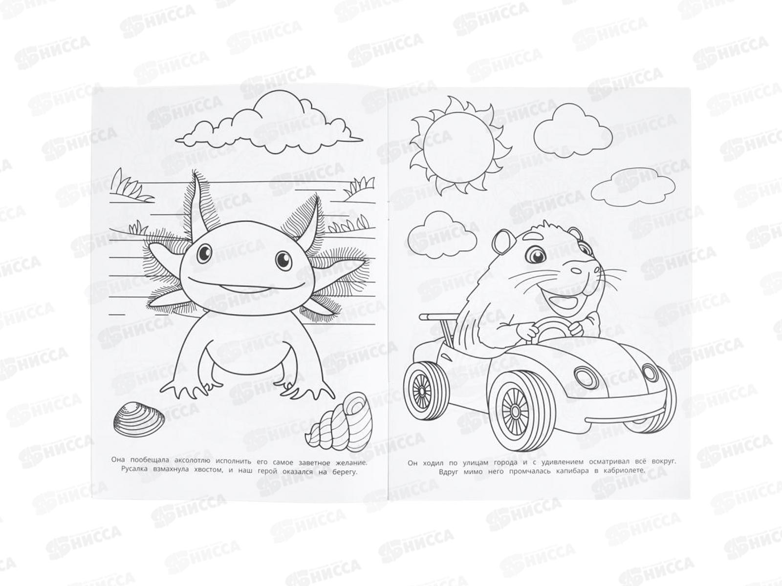 Раскраска &quotУМКА&quot 11264-8, Волшебные гонки, 214х290мм 16стр.*50