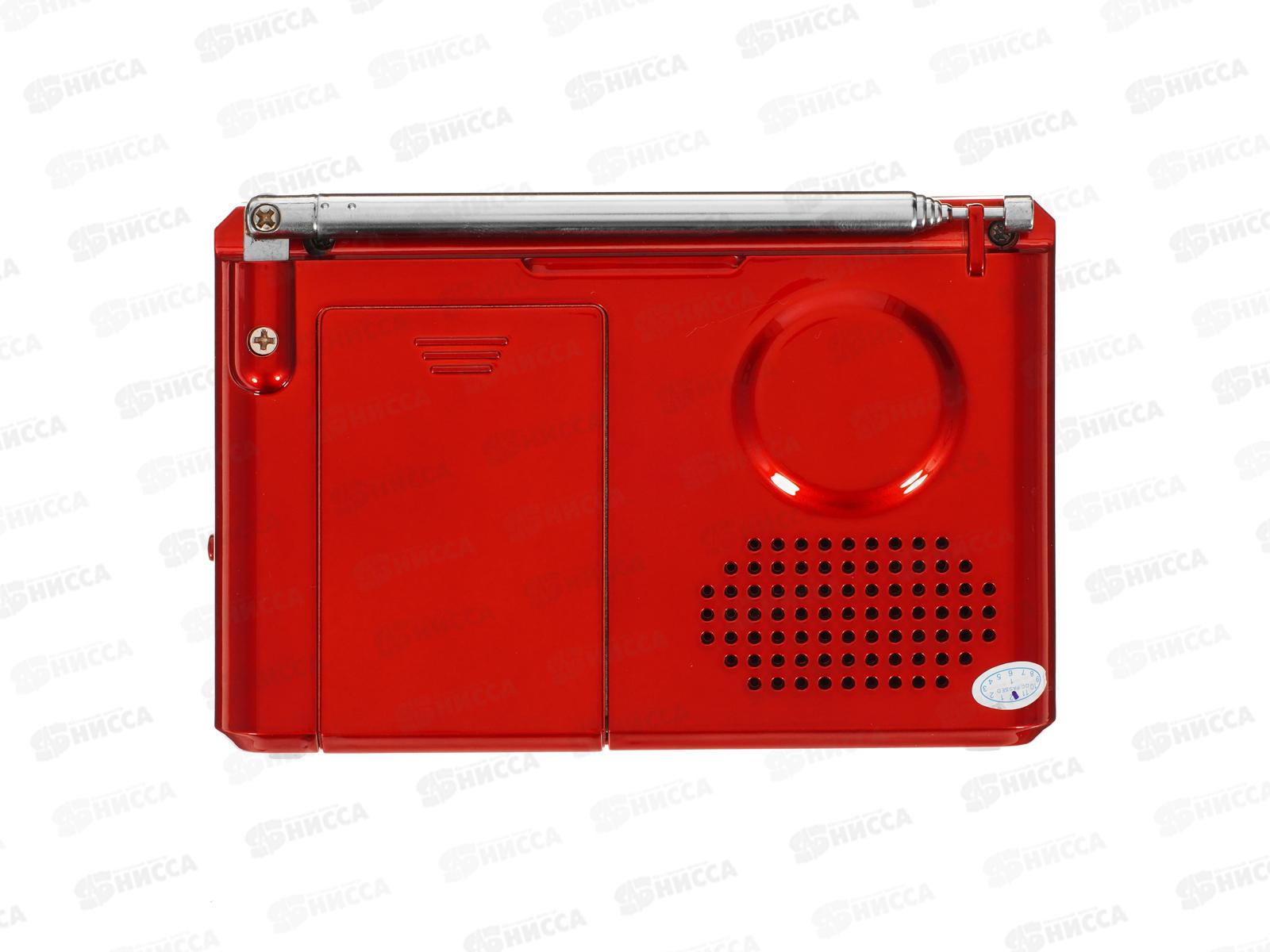 Мини-аудио Perfeo Sound Ranger Next УКВ+FM, MP3, Bluetooth 5.3, 1000мАч, красный,  PF_D0563