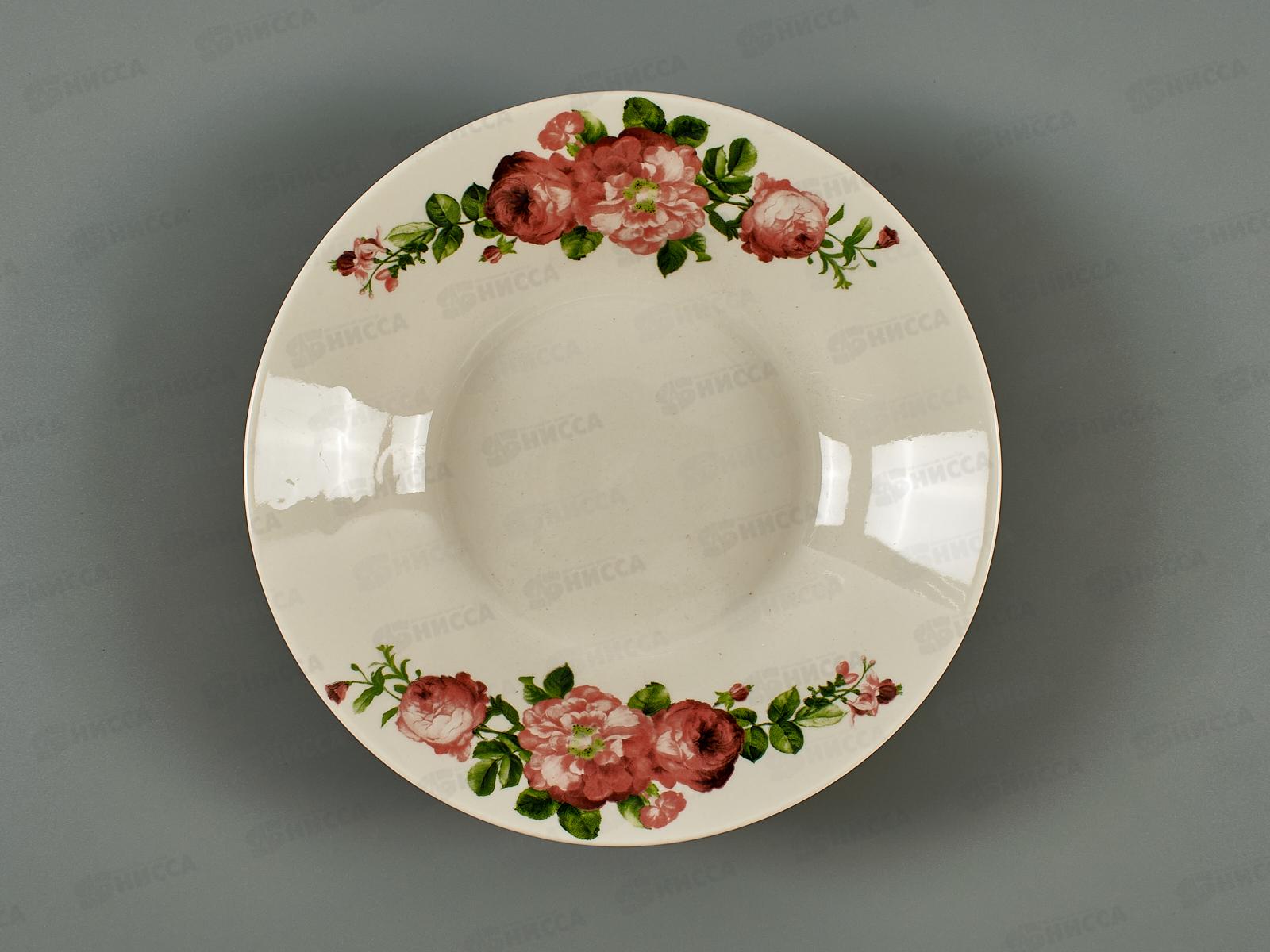 Тарелка глубокая 20см Чайная роза 2 1029094