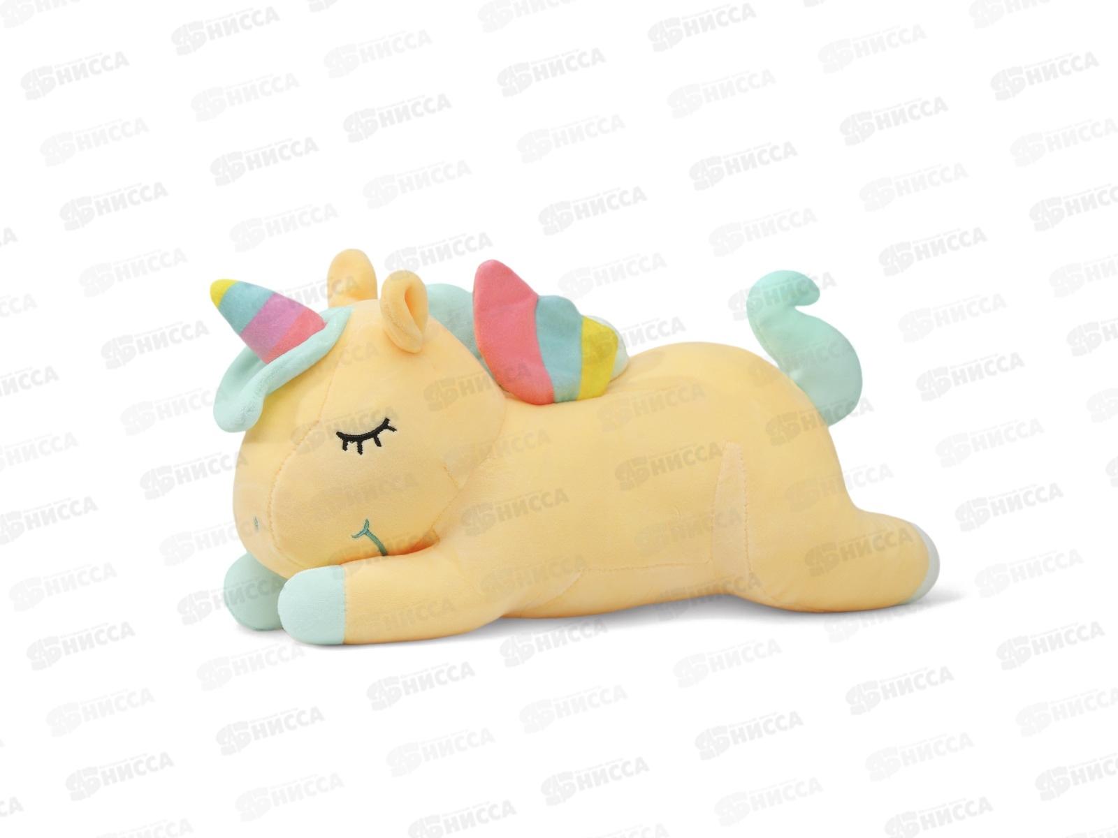 Жёлтая Единорожка, 40см, 17098-40-Ж MAXITOYS