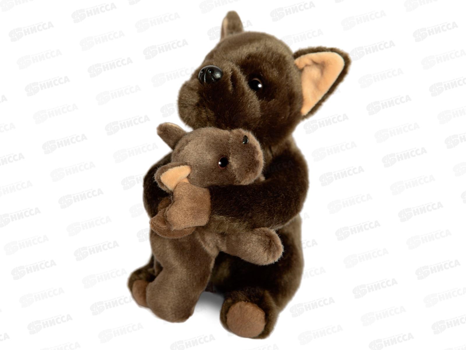 Французкий Бульдог с малышом, 25см, МL-SO-130222-25-21 Maxitoys