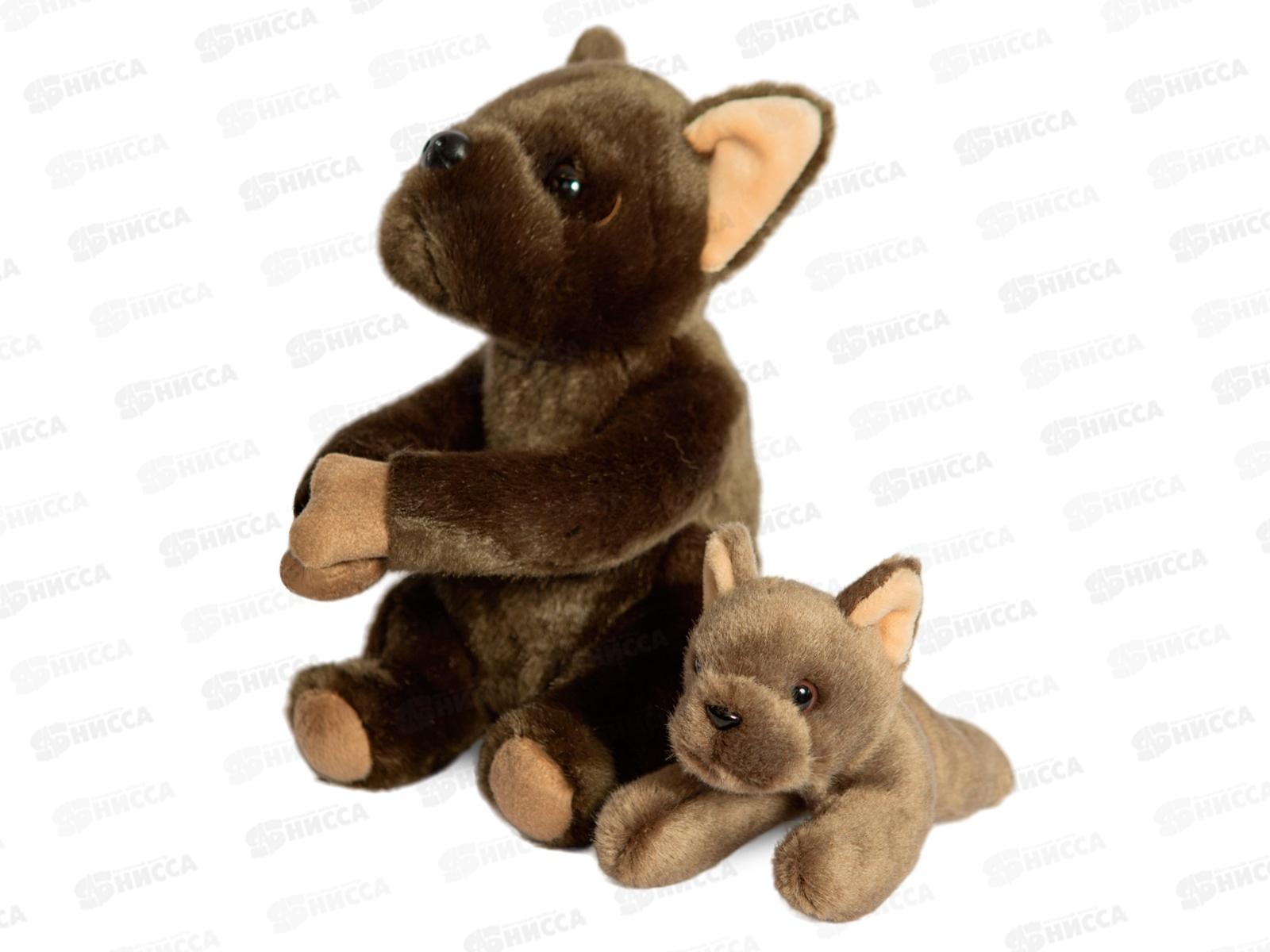 Французкий Бульдог с малышом, 25см, МL-SO-130222-25-21 Maxitoys