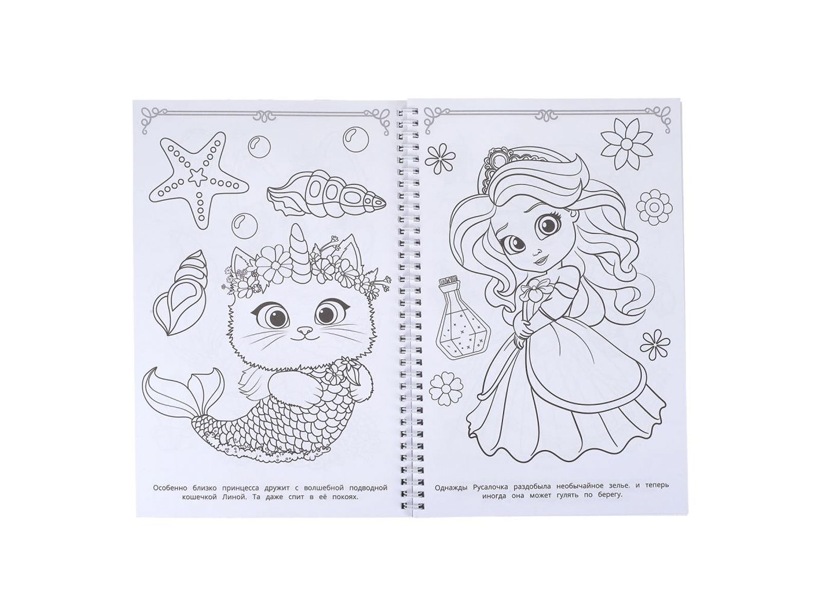 Раскраска &quotУМКА&quot 11340-9, Сказочные подружки, 195х295мм 100стр.*25