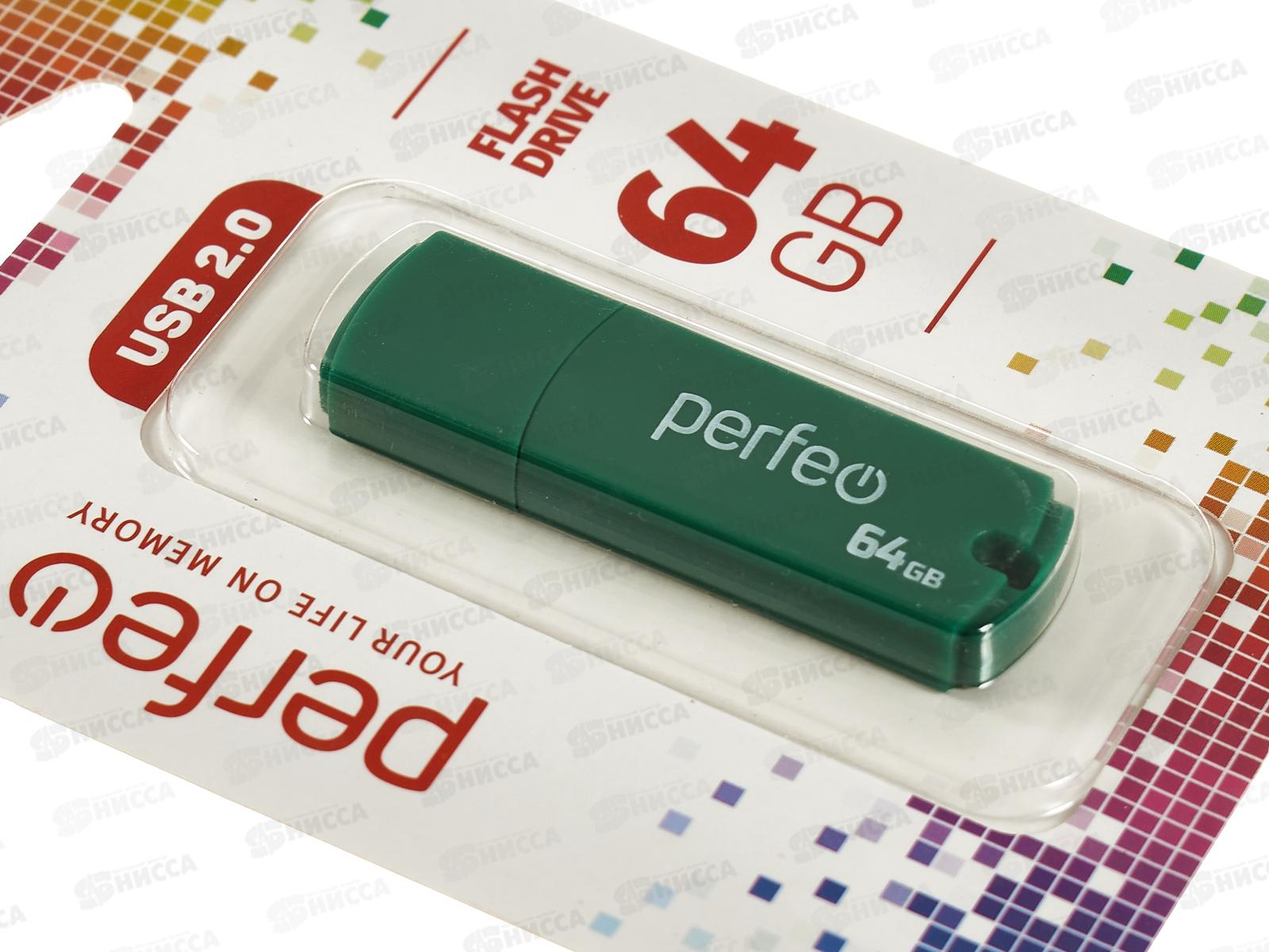 Флеш-карта Perfeo USB 64GB C05 Green