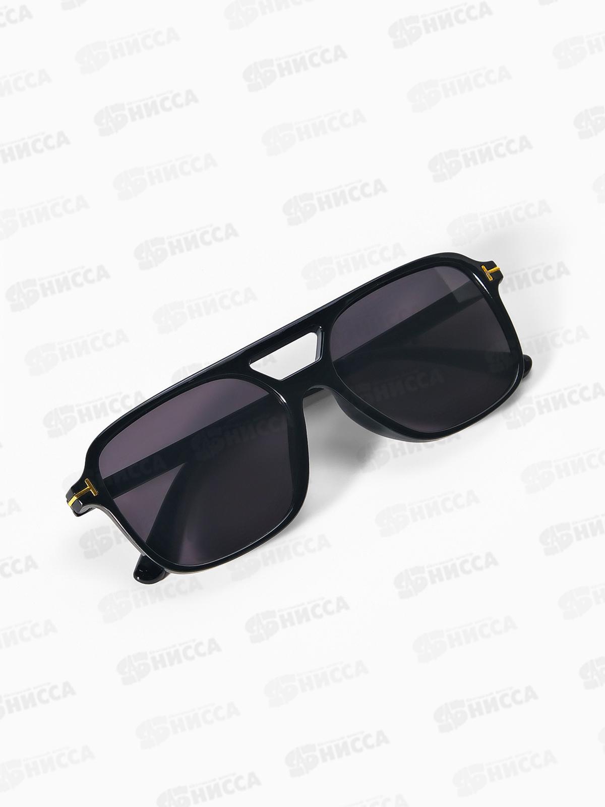 Очки солнцезащитные &quotOneSun&quot UV 375, линза 4,4х5,5см, черные, 10795841