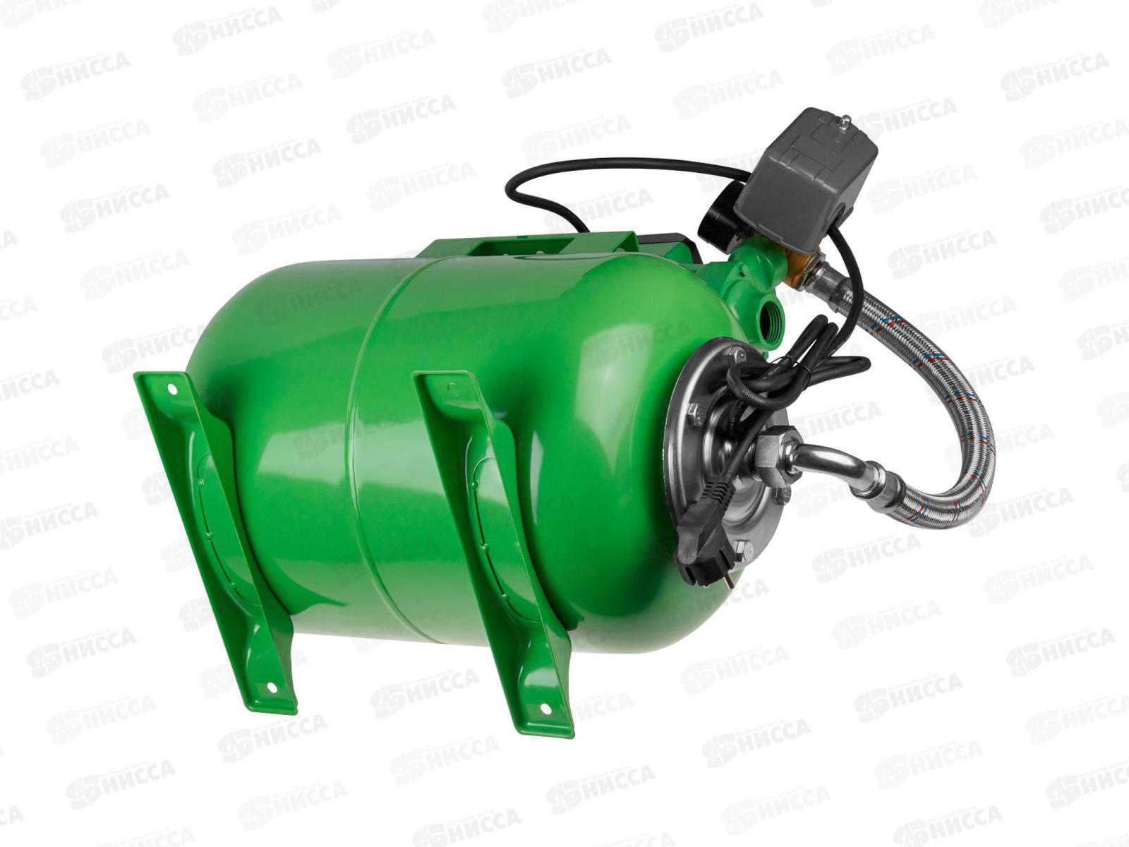 Насосная станция водоснабжения автоматическая  500Вт ECO стальной бак 24л, GFW-524