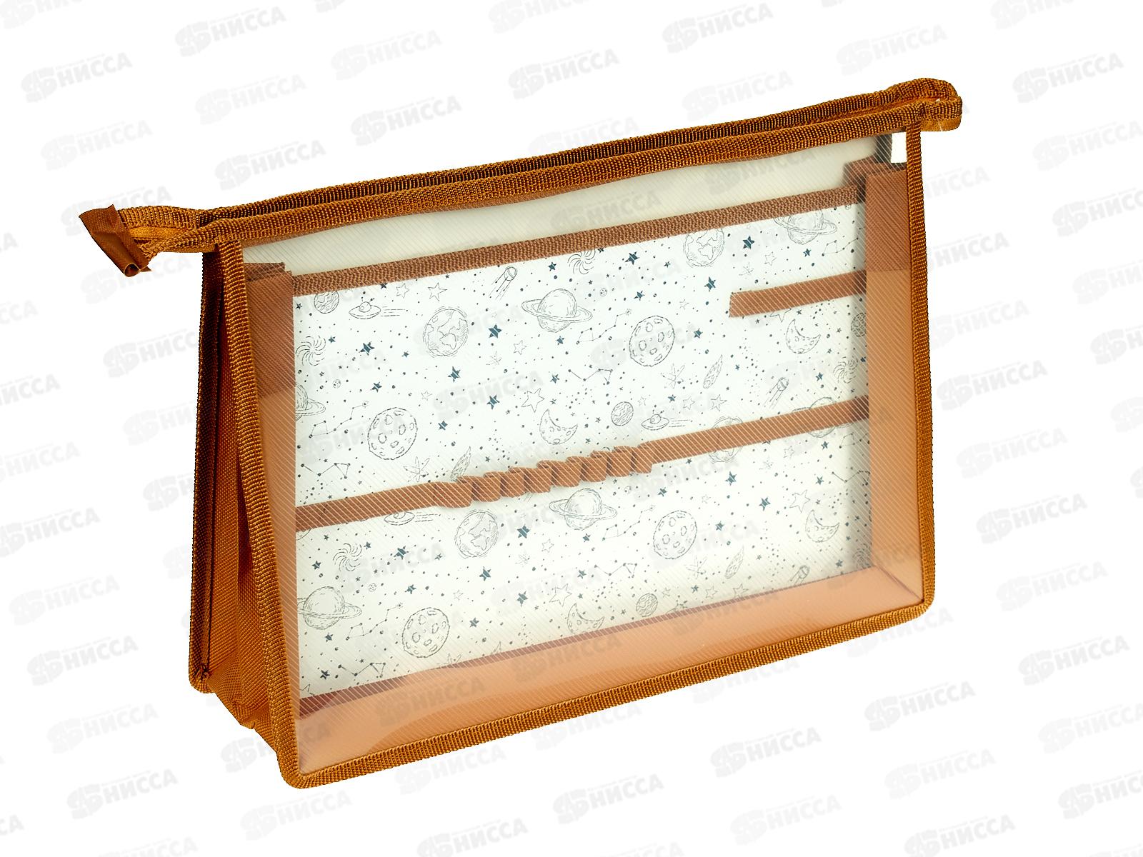 Папка д/труда ПЧЕЛКА А4 молн.верх. Wild capy 2025, ПТР-221 *40