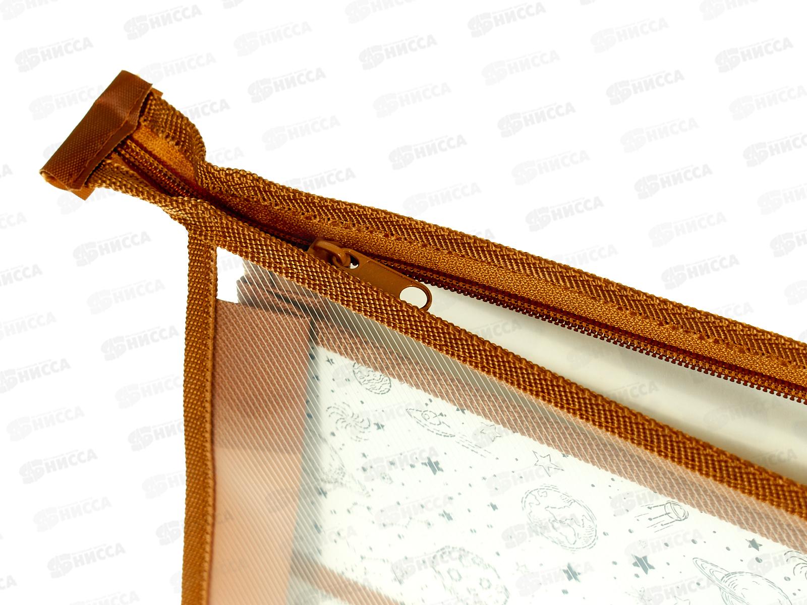 Папка д/труда ПЧЕЛКА А4 молн.верх. Wild capy 2025, ПТР-221 *40