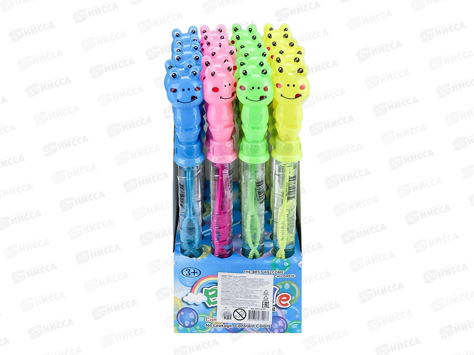 Мыльные пузыри 40мл (25см, цвет микс) МПЗ-3639  *24